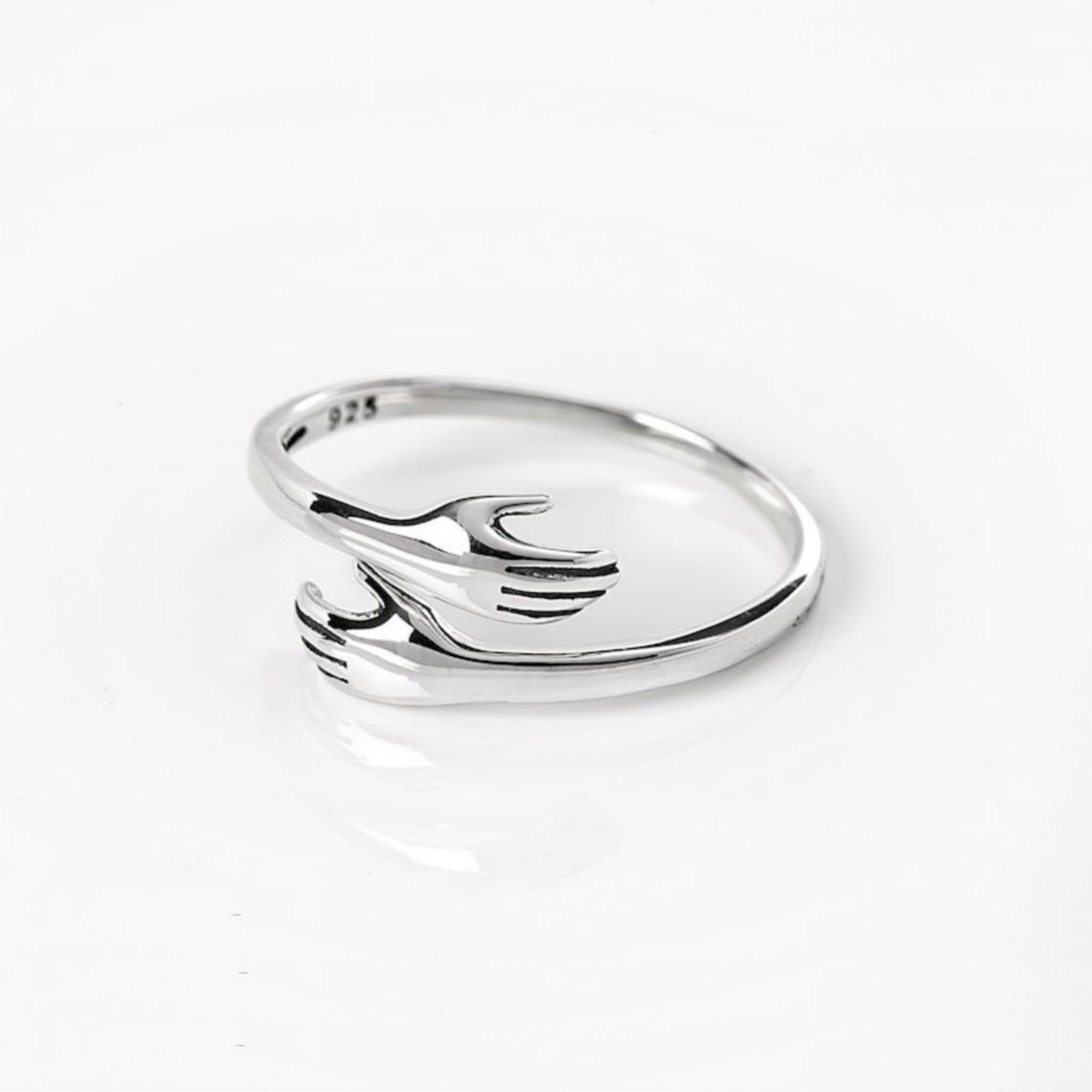 HUG RING - 925 SILVER