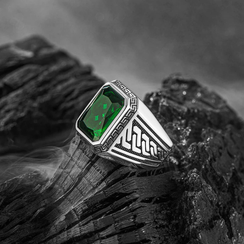 Ancient Greek Mythology - Emerald Ring