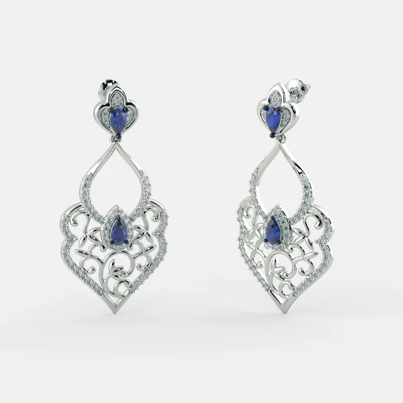 Exquisite Earrings - 925 Silver
