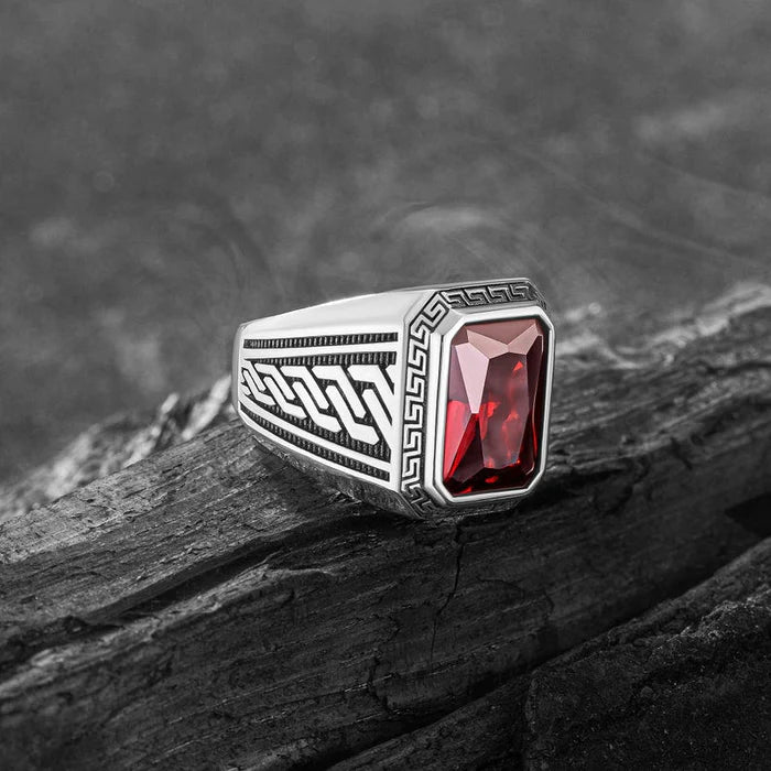 Ancient Greek Mythology - Ruby Ring